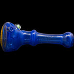 Ice Blue Reversal Spoon Glass Pipe by Chris Lezak