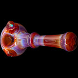 Reversal and Opal Marble Glass Spoon Pipe by Chris Lezak