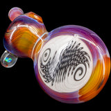 Black and White Reversal Disc Sherlock Pipe by Chris Lezak