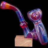 Wig Wag Reversal Sherlock Glass Pipe by Chris Lezak