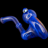 Wig Wag Rainbow Reversal Sherlock Glass Pipe by Chris Lezak