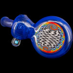 Wig Wag Rainbow Reversal Sherlock Glass Pipe by Chris Lezak