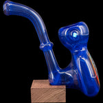 Wig Wag Rainbow Reversal Sherlock Glass Pipe by Chris Lezak