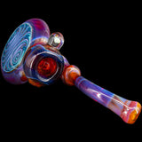 Wig Wag Blue Wave Reversal Sherlock Glass Pipe by Chris Lezak