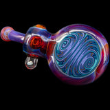 Wig Wag Blue Wave Reversal Sherlock Glass Pipe by Chris Lezak