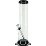 JM Enterprises 6-9-12-15" Acrylic Straight Tube Basic Bong - Multiple Colors