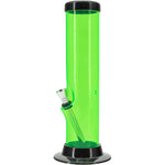 JM Enterprises 6-9-12-15" Acrylic Straight Tube Basic Bong - Multiple Colors