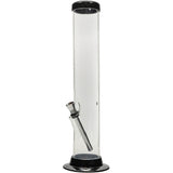 JM Enterprises 6-9-12-15" Acrylic Straight Tube Basic Bong - Multiple Colors