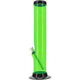 JM Enterprises 6-9-12-15" Acrylic Straight Tube Basic Bong - Multiple Colors