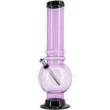 JM Enterprises 12-15" Acrylic Bubble Base Bong - Multiple Colors