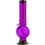 JM Enterprises 12-15" Acrylic Bubble Base Bong - Multiple Colors