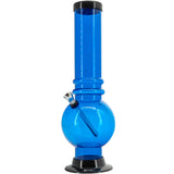 JM Enterprises 12-15" Acrylic Bubble Base Bong - Multiple Colors