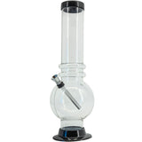 JM Enterprises 12-15" Acrylic Bubble Base Bong - Multiple Colors