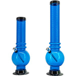 JM Enterprises 12-15" Acrylic Bubble Base Bong - Multiple Colors