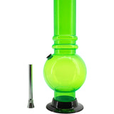 JM Enterprises 12-15" Acrylic Bubble Base Bong - Multiple Colors