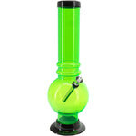 JM Enterprises 12-15" Acrylic Bubble Base Bong - Multiple Colors