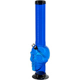 JM Enterprises 12-15" Acrylic Skull Chamber Bong - Multiple Colors