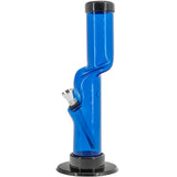 JM Enterprises 9-12" Acrylic Kink Neck Bong - Multiple Colors