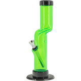 JM Enterprises 9-12" Acrylic Kink Neck Bong - Multiple Colors