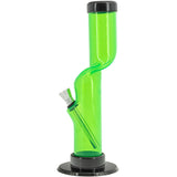 JM Enterprises 9-12" Acrylic Kink Neck Bong - Multiple Colors