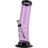 JM Enterprises 9-12" Acrylic Bent Neck Bong - Multiple Colors