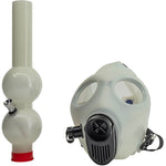 JM Enterprises Acrylic Glow In The Dark Double Bubble Diffuser Gas Mask