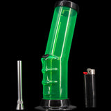 JM Enterprises 9-12" Acrylic Bent Neck Bong - Multiple Colors