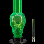 JM Enterprises 9-12" Acrylic Skull Bong - Multiple Colors