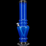 JM Enterprises 12" Acrylic Vase Base Bong - Multiple Colors