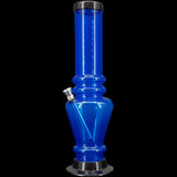 JM Enterprises 12" Acrylic Vase Base Bong - Multiple Colors