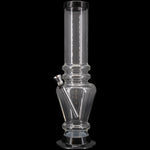 JM Enterprises 12" Acrylic Vase Base Bong - Multiple Colors