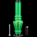 JM Enterprises 12" Acrylic Vase Base Bong - Multiple Colors