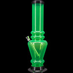 JM Enterprises 12" Acrylic Vase Base Bong - Multiple Colors