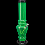 JM Enterprises 12" Acrylic Vase Base Bong - Multiple Colors