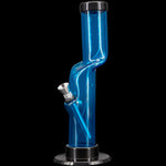 JM Enterprises 9-12" Acrylic Kink Neck Bong - Multiple Colors