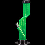 JM Enterprises 9-12" Acrylic Kink Neck Bong - Multiple Colors