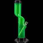 JM Enterprises 9-12" Acrylic Kink Neck Bong - Multiple Colors