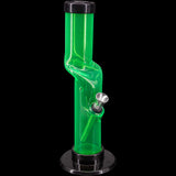 JM Enterprises 9-12" Acrylic Kink Neck Bong - Multiple Colors