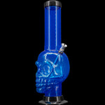 JM Enterprises 12-15" Acrylic Skull Chamber Bong - Multiple Colors