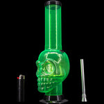 JM Enterprises 12-15" Acrylic Skull Chamber Bong - Multiple Colors