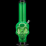 JM Enterprises 12-15" Acrylic Skull Chamber Bong - Multiple Colors