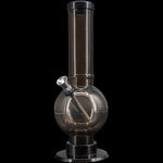 JM Enterprises 9-12" Acrylic Straight Tube Bubble Bottom Bong - Multiple Colors