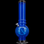 JM Enterprises 12-15" Acrylic Bubble Base Bong - Multiple Colors