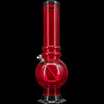 JM Enterprises 12-15" Acrylic Bubble Base Bong - Multiple Colors