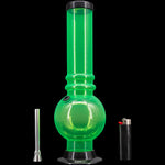 JM Enterprises 12-15" Acrylic Bubble Base Bong - Multiple Colors