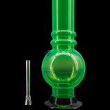 JM Enterprises 12-15" Acrylic Bubble Base Bong - Multiple Colors