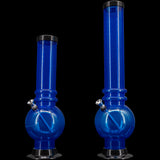 JM Enterprises 12-15" Acrylic Bubble Base Bong - Multiple Colors