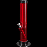 JM Enterprises 6-9-12" Acrylic Straight Tube Bong - Multiple Colors