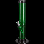 JM Enterprises 6-9-12" Acrylic Straight Tube Bong - Multiple Colors