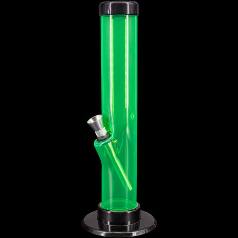 JM Enterprises 6-9-12" Acrylic Straight Tube Bong - Multiple Colors